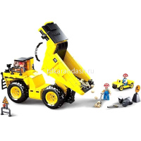 Конструктор "Белаз" 416 деталей 47x29x7см пластик (3 фигурки) 38-0806 от магазина "Карандаш"