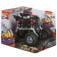 Внедорожник 4WD "Парк Техники" инерционный, пластик 16х12х12см, на пружинной подвеске, черный 9677 от магазина "Карандаш"