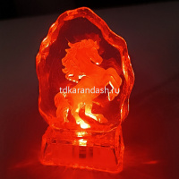 Сувенир "Лошадь" 10см светящийся, стекло Y220-13 от магазина "Карандаш"