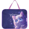 Папка с ручками 26х34х6см "Love cat* ткань ПШ-11/261763/Р