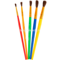 Набор кистей пони 5шт. круглые (№ 2,3,5,6,8) "Играй" LPSB-03 от магазина "Карандаш"