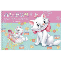 Альбом для рисования А4 30л "Кошечка Мари" на спирали, перфорация на отрыв, 5 дизайнов 068764 от магазина "Карандаш"