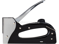 Степлер мебельный №23/6-10,53/6-10,13/6-10 черный (скобы 53/8-800шт.) E4600 от магазина "Карандаш"