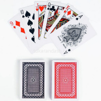 Карты игральные 54шт. "Покер" 2 колоды: черная и красная рубашка XJ4206 от магазина "Карандаш"