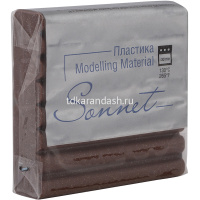 Пластика 56гр. брус, коричневый с блестками 5966419 от магазина "Карандаш"