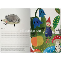 Тетрадь А5 40л клетка "Гномы" прошитый блок матовая ламинация 7-40-112 от магазина "Карандаш"
