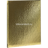 Бизнес-блокнот А5 80л клетка металлик золото, 5-цветный блок тиснение CROCO 7БЦ 084778 от магазина "Карандаш"