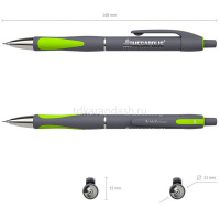 Карандаш механический 0,5мм "Megapolis concept" HB пластик, черный корпус 20340 от магазина "Карандаш"