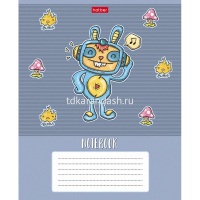 Тетрадь А5 24л линия "Freaky friends" на скобе 5 дизайнов 24Т5В2 от магазина "Карандаш"