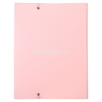 Папка 40 вкладышей "Macaron" А4/А3 полипропилен 0,75мм на резинке розовый EB02912 от магазина "Карандаш"