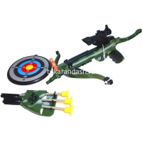 Картинка Арбалет с мишенью 51см пластик 3 стрелы на присосках 1808353/J1804B от магазина "Карандаш" Арбалет с мишенью 51см пластик 3 стрелы на присосках 1808353/J1804B от магазина "Карандаш"