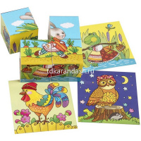 Умные кубики 4шт. "Кто живёт в сказке" 978-5-8112-8017-9 от магазина "Карандаш"