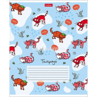 Тетрадь А5 18л клетка "Забавные истории" на скобе 5 дизайнов 18Т5В1/067612 от магазина "Карандаш"