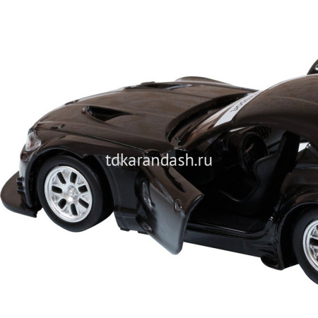 Машина "BMW Z4 GT3" черная, инерционная, металл 17,5см (свет, звук, откр.двери) JB1200132 от магазина "Карандаш"