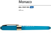 Ручка шариковая "Monaco" 0,5мм синяя, бирюзовый корпус 20-0125/23 от магазина "Карандаш"