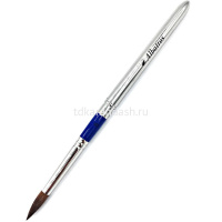 Кисть синтетика круглая №5 имитация колонка, короткая ручка, в футляре 4680043634002 от магазина "Карандаш"