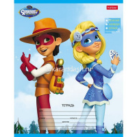 Тетрадь А5 18л клетка "Снежная королева" на скобе 5 дизайнов 18Т5В1/065913 от магазина "Карандаш"