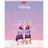 Тетрадь А5 12л линия "Счастливчики" на скобе 5 дизайнов 12Т5В2/067955 от магазина "Карандаш"