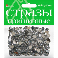 Стразы пришивные "Капля" 6х10мм 10цв 2-338/01 от магазина "Карандаш"