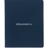 Тетрадь А5 48л клетка "SoloMatte. Сапфир" на скобе, ламинация Soft-touch 092727