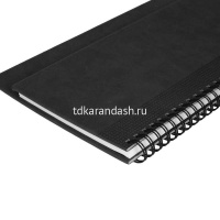 Планинг недатированный 298х140мм "Velvet" 128стр. черный, искусственная кожа XX21172071-010 от магазина "Карандаш"