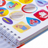 Блокнот-мотиватор с наклейками "Весь мир в твоих руках" А5 48л на спирали 48Ктц5нгр_26552 от магазина "Карандаш"