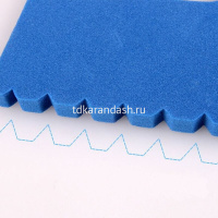 Набор кисть-шпатель 4шт. плоские 8х9см, фоамиран Y7951-18 от магазина "Карандаш"