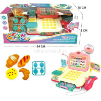 Касса 34х15см, в комплекте сканер, продукты, деньги, карта (свет, звук) 2082067/682-1C от магазина "Карандаш"