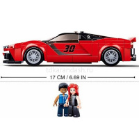 Конструктор "Гоночная машина" 262 детали 38х23,7х7см пластик JB0913213 от магазина "Карандаш"