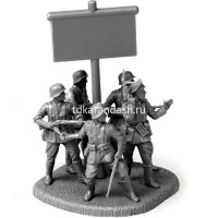 Модель "Немецкая кадровая пехота" 2,4см 21 деталь 6178 от магазина "Карандаш"