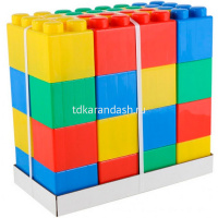 Конструктор строительный "XXL" 24 элемента, с соединителем (24 элемента) 68019 от магазина "Карандаш"