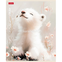 Тетрадь А5 48л клетка "Flossy" на скобе ламинация Soft-touch 5 дизайнов 092513 от магазина "Карандаш"