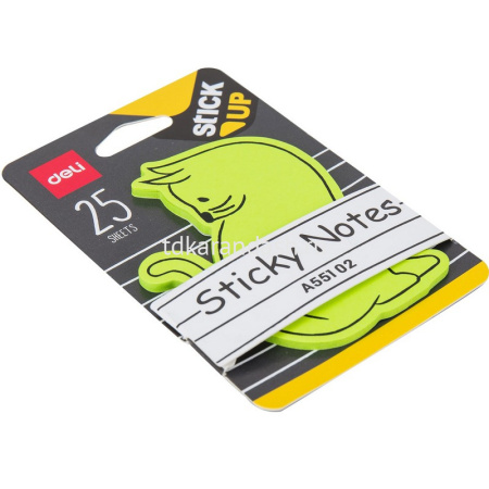 Клейкая бумага 76х76мм "Животные" 25л ассорти EA55102 от магазина "Карандаш"