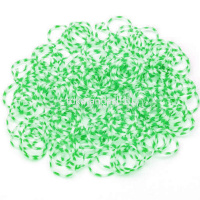 Резиночки для плетения 200шт с крючком и зажимами прозрачные 6 цветов Y2761-15/Y2010-14 от магазина "Карандаш"