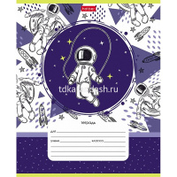 Тетрадь А5 12л клетка "Астронавт" на скобе 5 дизайнов 12Т5В1/074961 от магазина "Карандаш"