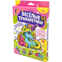 Набор для лепки "Весёлые трафаретики. Единорожки" 24х17см 36С 2412-08 от магазина "Карандаш"