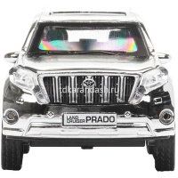 Машина "Toyota Prado Хром" серебро, инерционная, металл 12см (открывающиеся двери) PRADO-SL-CH-WOD от магазина "Карандаш"