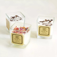 Свеча в подсвечнике ароматизированная 6,5х7,5см "Кофе" Y10542-24 от магазина "Карандаш"