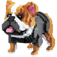 Конструктор 3D "Пёсик в костюме-2" 1021 деталь 15х14х9см пластик 18394BA от магазина "Карандаш"