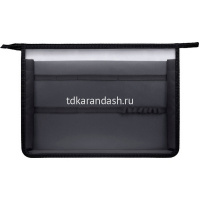 Папка на молнии А4 "Офсайд" 340х245х75мм 2 отделения с вкладышем, пластик AMt_07071 от магазина "Карандаш"