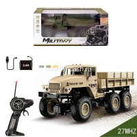 Грузовик военный р/у 29х14х12см с аккумулятором, пластик (свет) LT117253 от магазина "Карандаш"