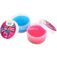 Игрушка-слайм "Мялка-жмялка" 80гр. с блестками, цвеет ассорти SLI04 от магазина "Карандаш"