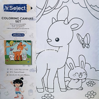 Холст на подрамнике с эскизом 20х20см "Зверята" VS195091 от магазина "Карандаш"