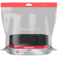 Подставка-органайзер "Виктория" 20х12х9см 9 отделений, пластик, чёрная 19794 от магазина "Карандаш"