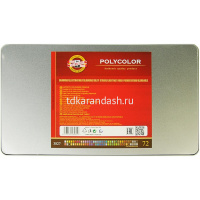 Картинка Карандаши 72 цвета "Polycolor" шестигранные дерево, металл 3827 от магазина "Карандаш" Карандаши 72 цвета "Polycolor" шестигранные дерево, металл 3827 от магазина "Карандаш"