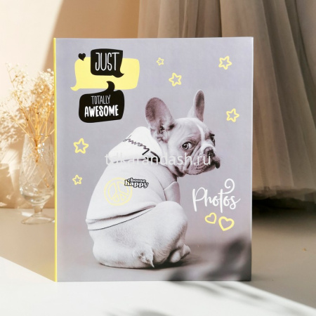 Фотоальбом 200 фото 10*15см "Fluffy pets. Гррр" 23х18,5х5см FA 200.003-4 от магазина "Карандаш"