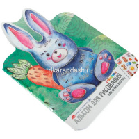 Альбом для рисования с наклейками 195х276мм 32л "Заяц" на скобе 100г/м2 381966 от магазина "Карандаш"