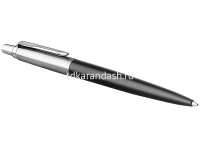 Ручка РШ "Parker Jotter Street Black CT" М синяя 1953184 от магазина "Карандаш"
