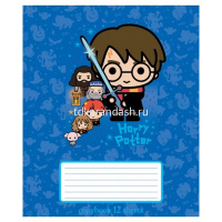 Тетрадь А5 12л линия "Гарри Поттер" на скобе 5 дизайнов 12Т5В2/059991 от магазина "Карандаш"