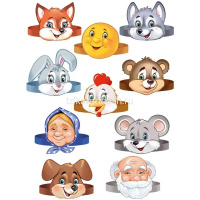 Набор для детского праздника (ободки, сценарии, медали) картон 55.932.00 от магазина "Карандаш"